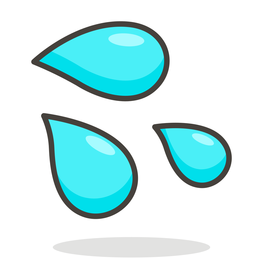 Sweat droplets free vector icon - Iconbolt