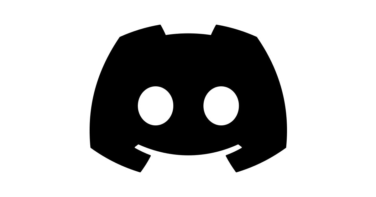 Discord fill free vector icon - Iconbolt
