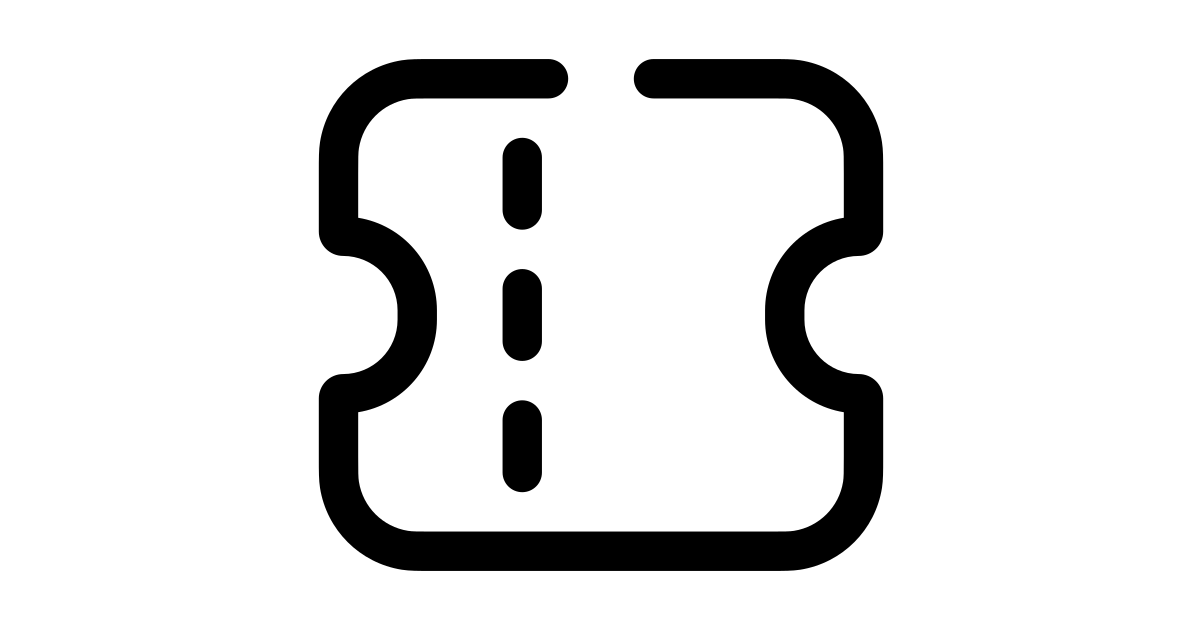 Ticket free vector icon - Iconbolt