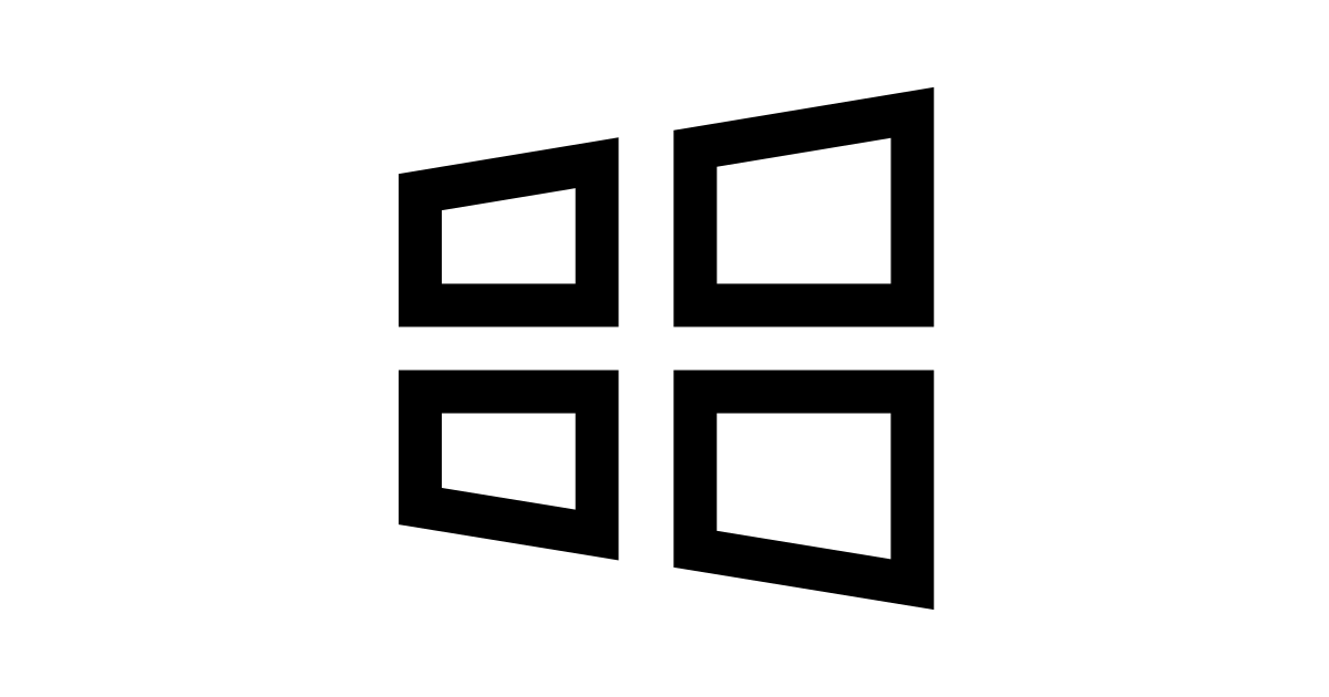 Windows free vector icon Iconbolt