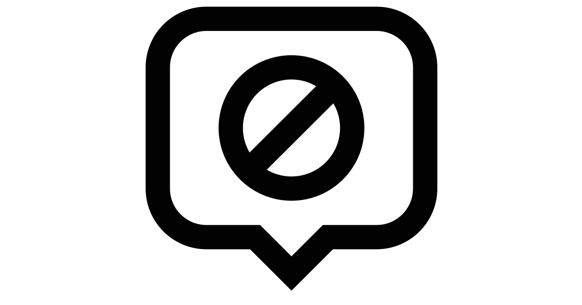 Block chat free vector icon Iconbolt