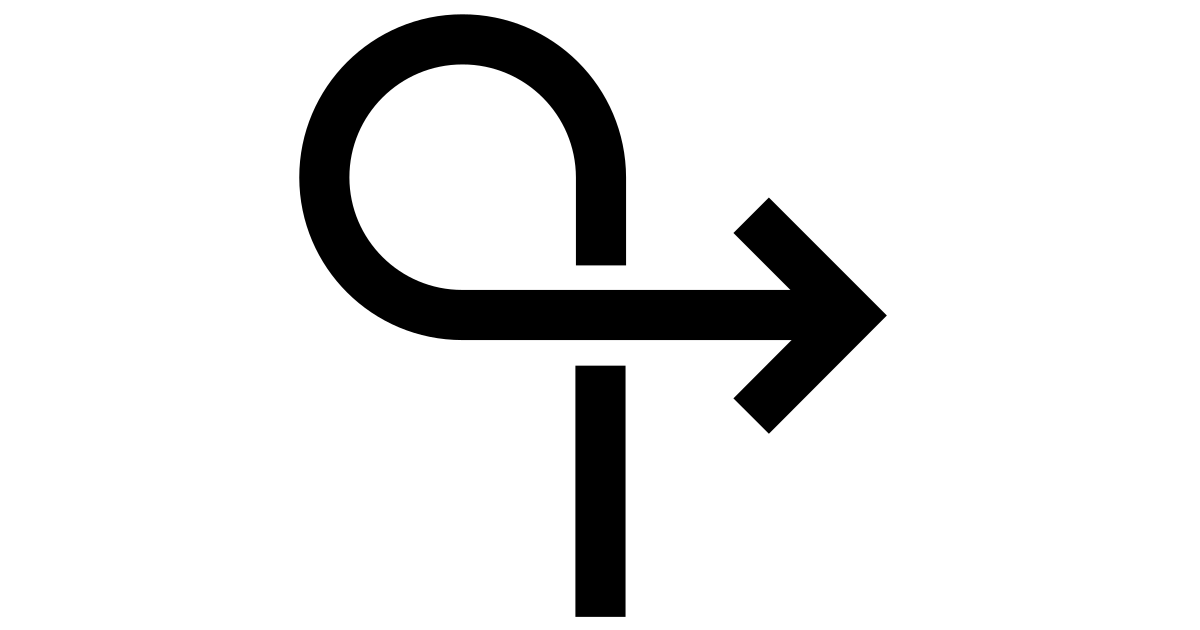 Navigation movement move arrow direction pointer turn overlap right ...