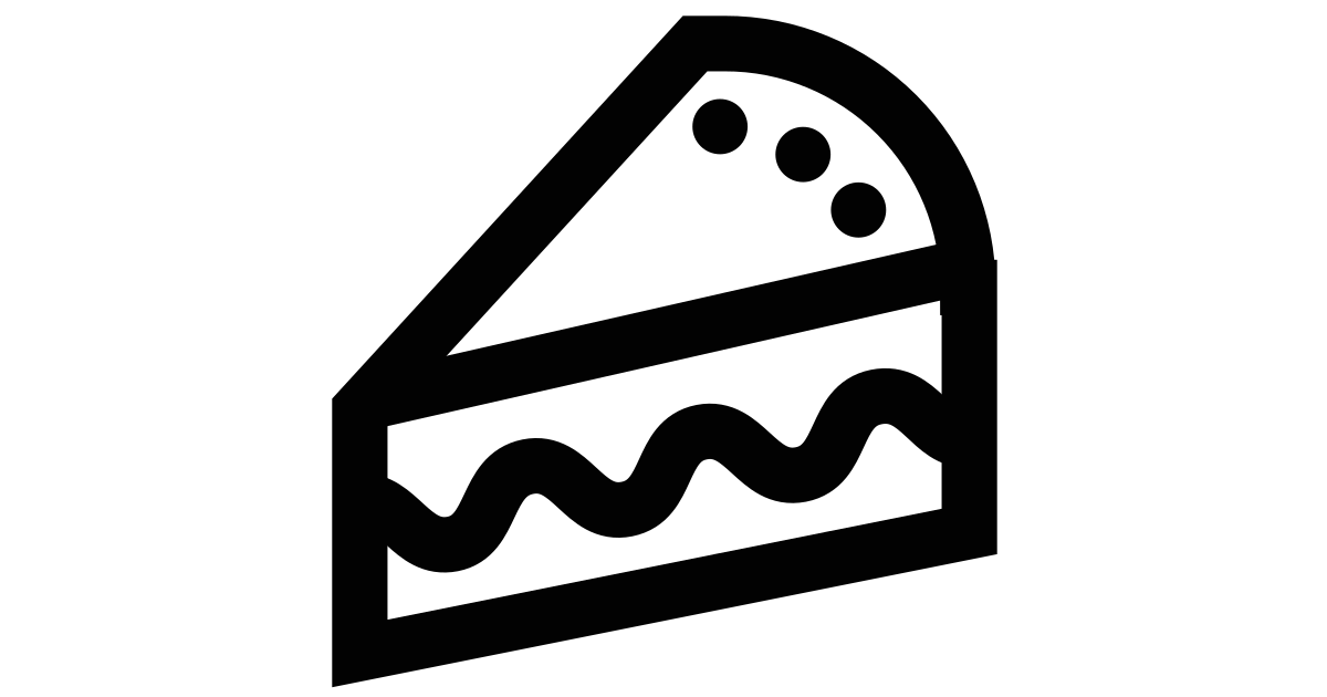 Pie slice free vector icon Iconbolt