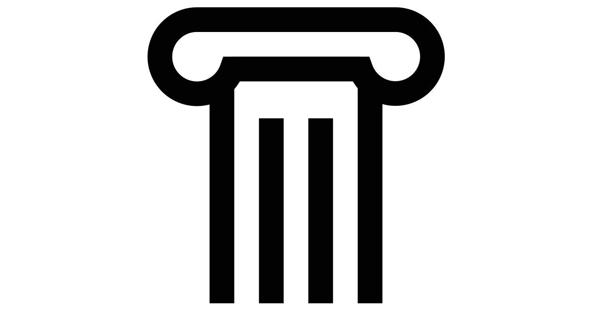 Pillar free vector icon Iconbolt