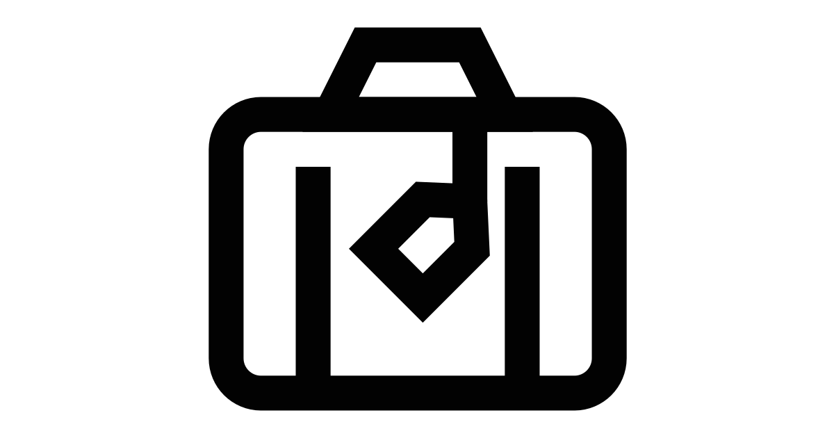 Suitcase luggage free vector icon Iconbolt