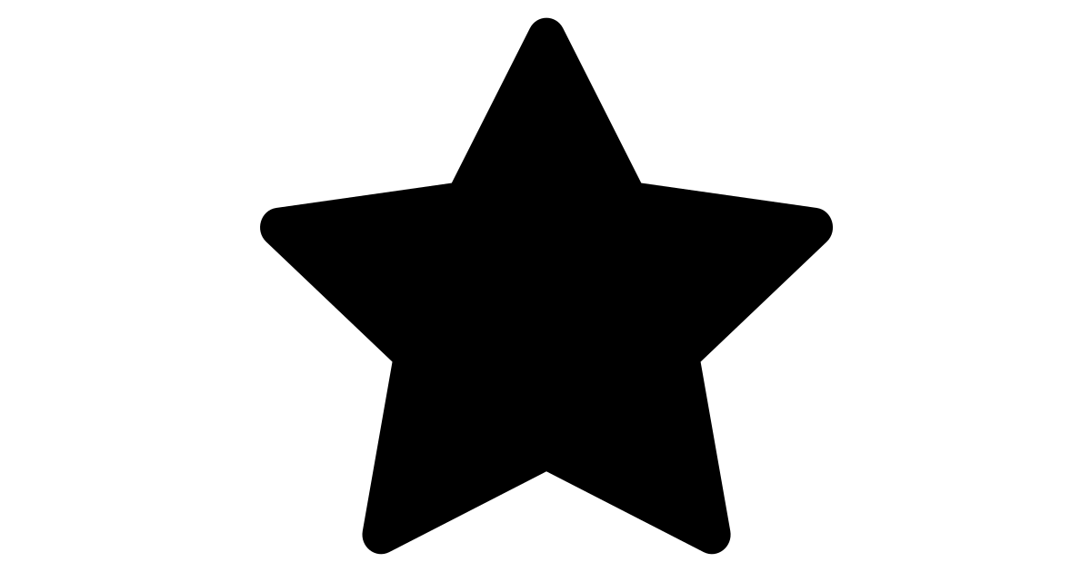 Star fill free vector icon - Iconbolt