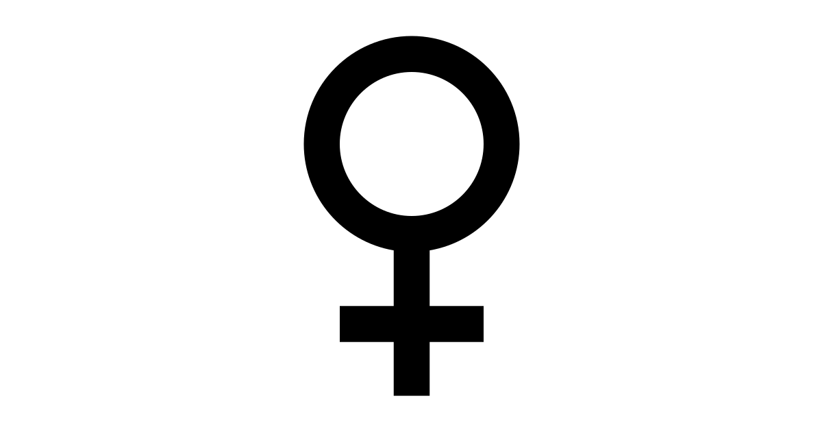 Female sign free vector icon - Iconbolt
