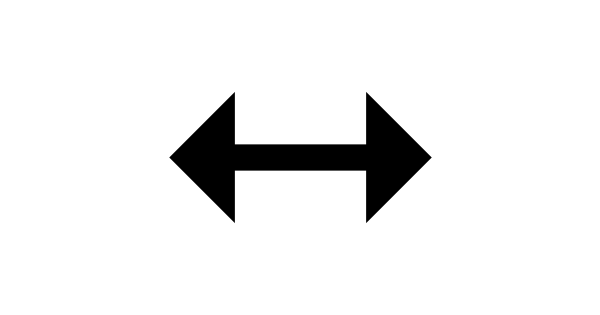 Move horizontal free vector icon - Iconbolt