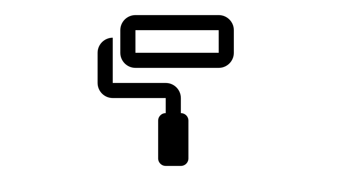 Paint roll free vector icon Iconbolt