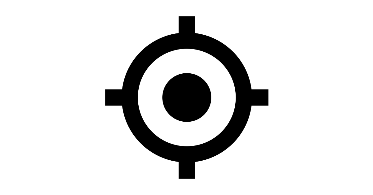 Target lock free vector icon Iconbolt