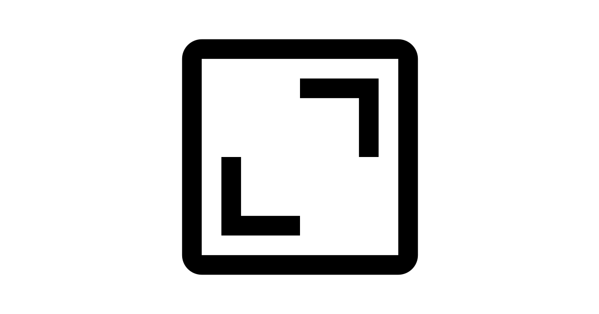 Fit to screen free vector icon - Iconbolt