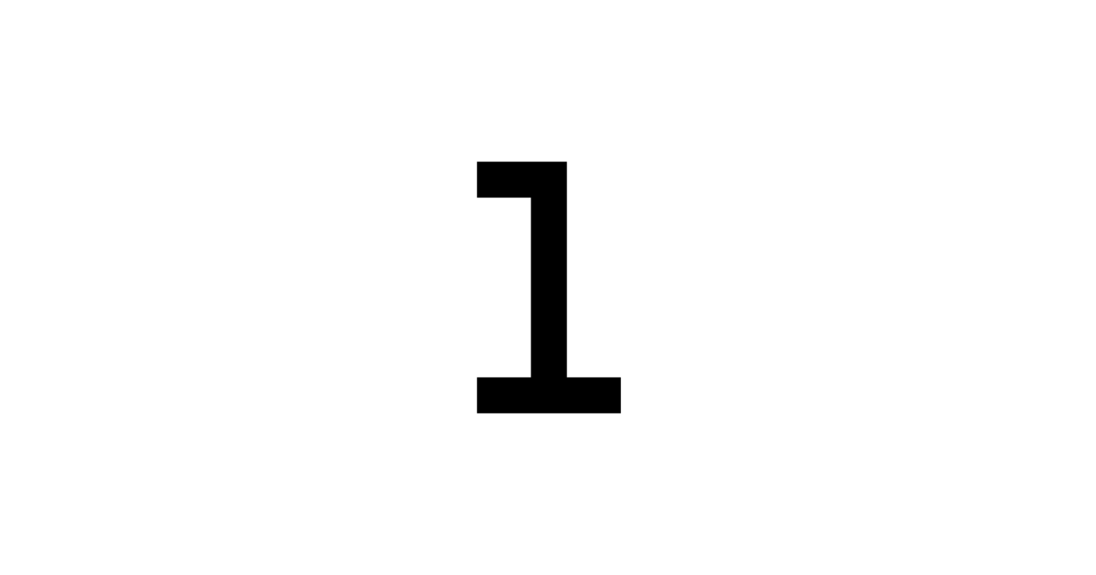 number-1-free-vector-icon-iconbolt