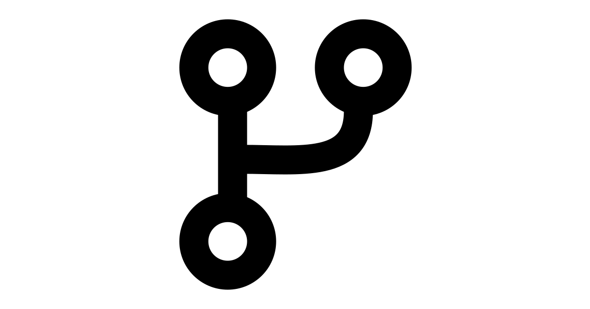 Git branch free vector icon - Iconbolt