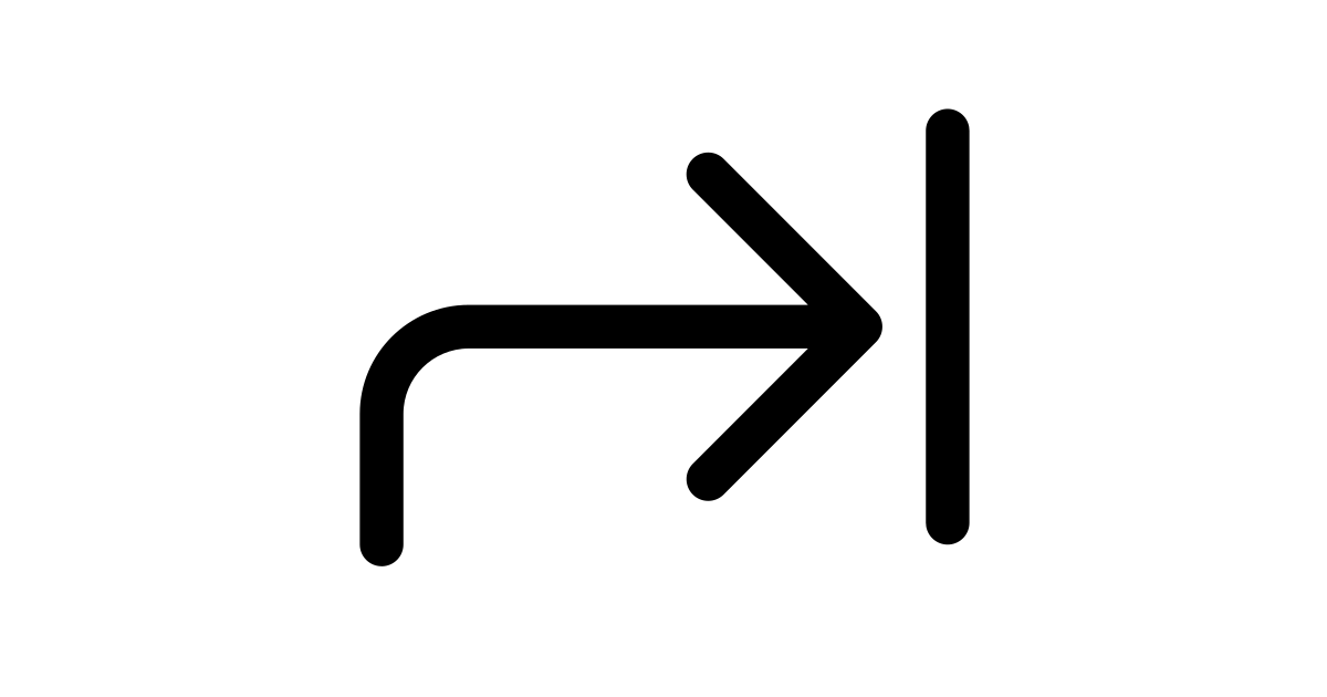 Keyboard tab below free vector icon - Iconbolt
