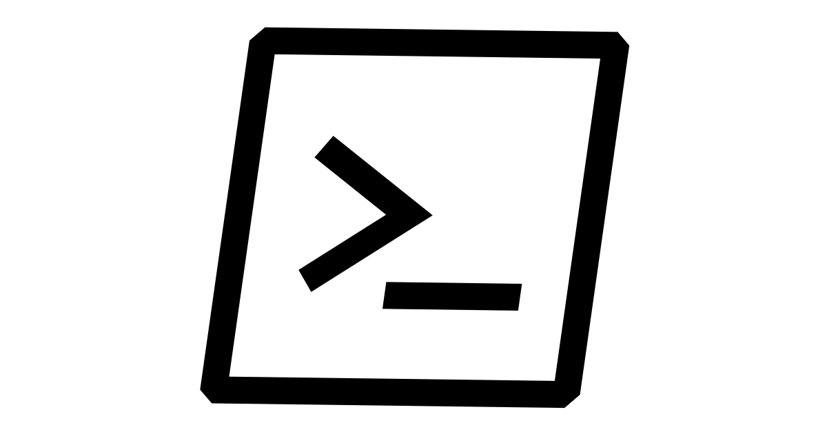 Terminal powershell free vector icon - Iconbolt