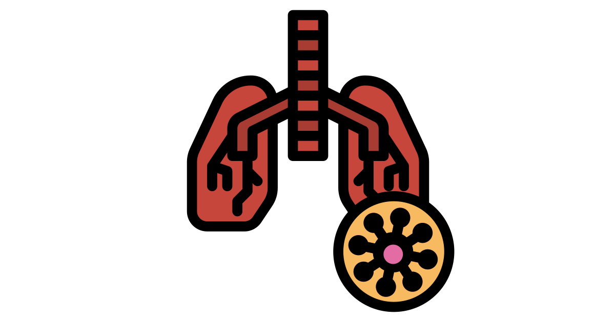 Anatomy breath lung organ pneumonia free vector icon - Iconbolt