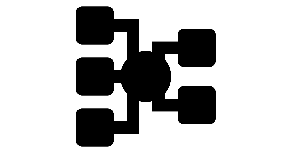 Network mapping free vector icon - Iconbolt