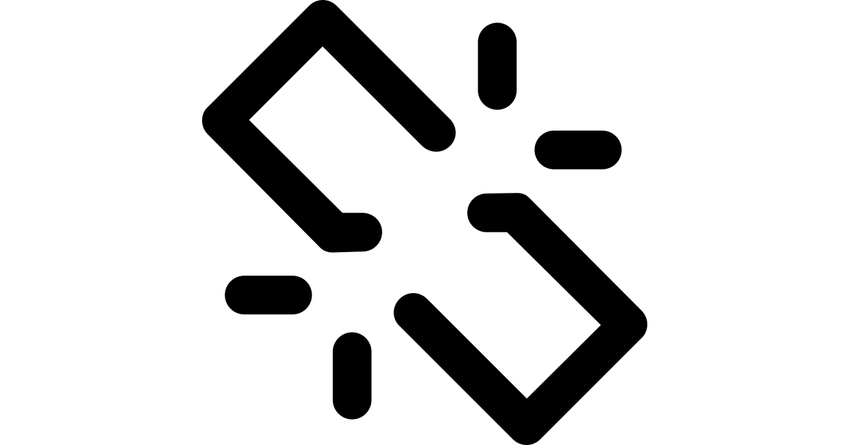 Download Link broken free vector icon - Iconbolt