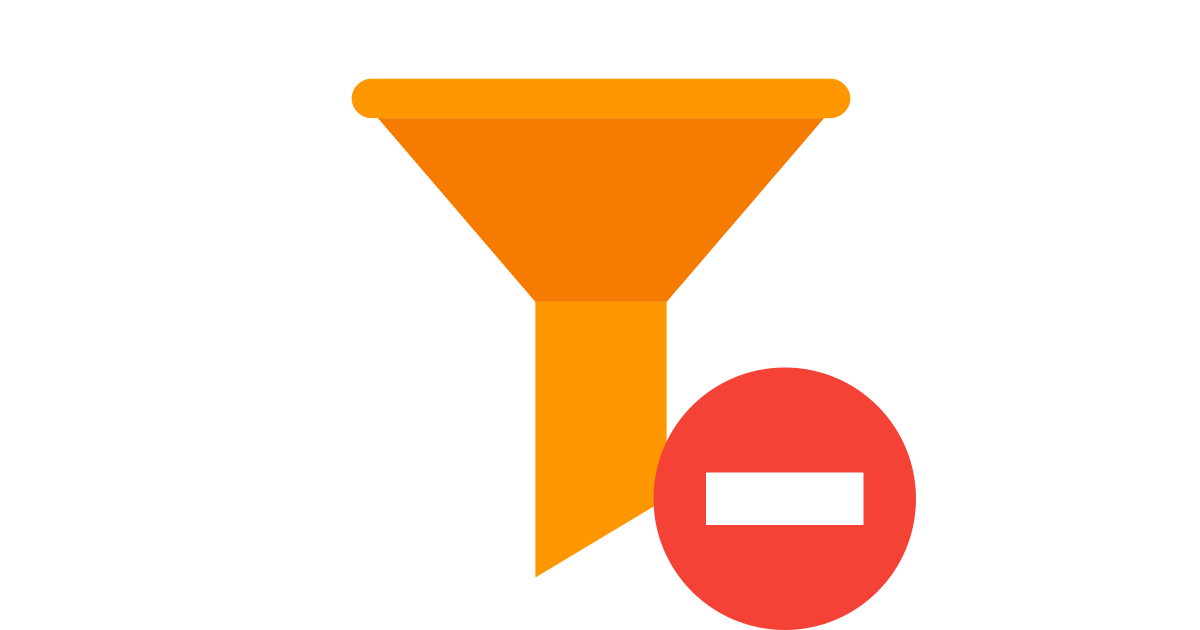 Clear filters free vector icon Iconbolt