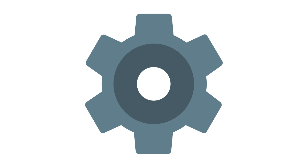 Facebook Settings Icon Vector
