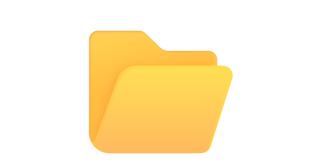 Open file folder free vector icon Iconbolt