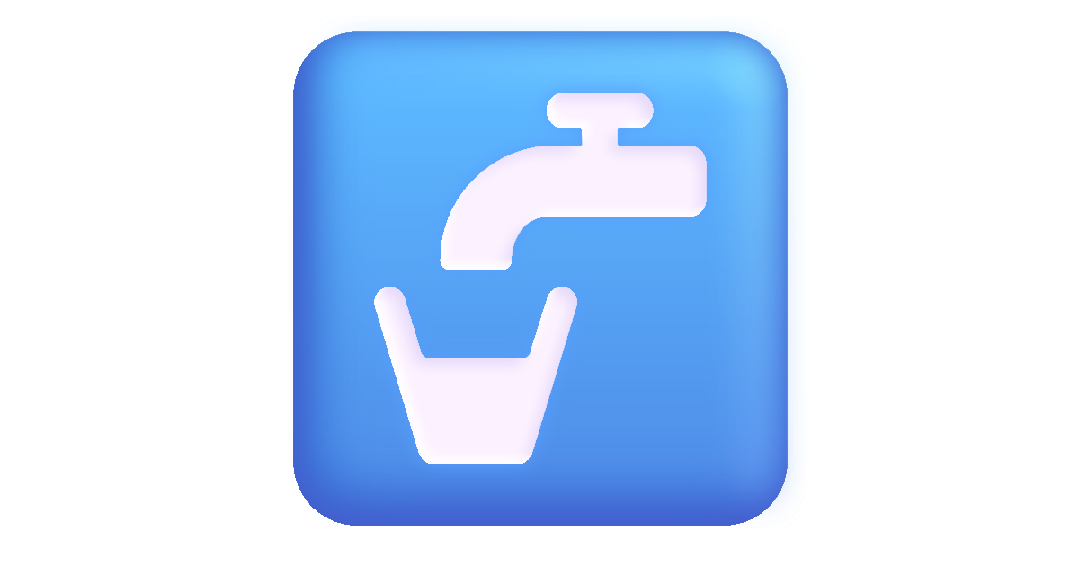 Potable water free vector icon iconbolt