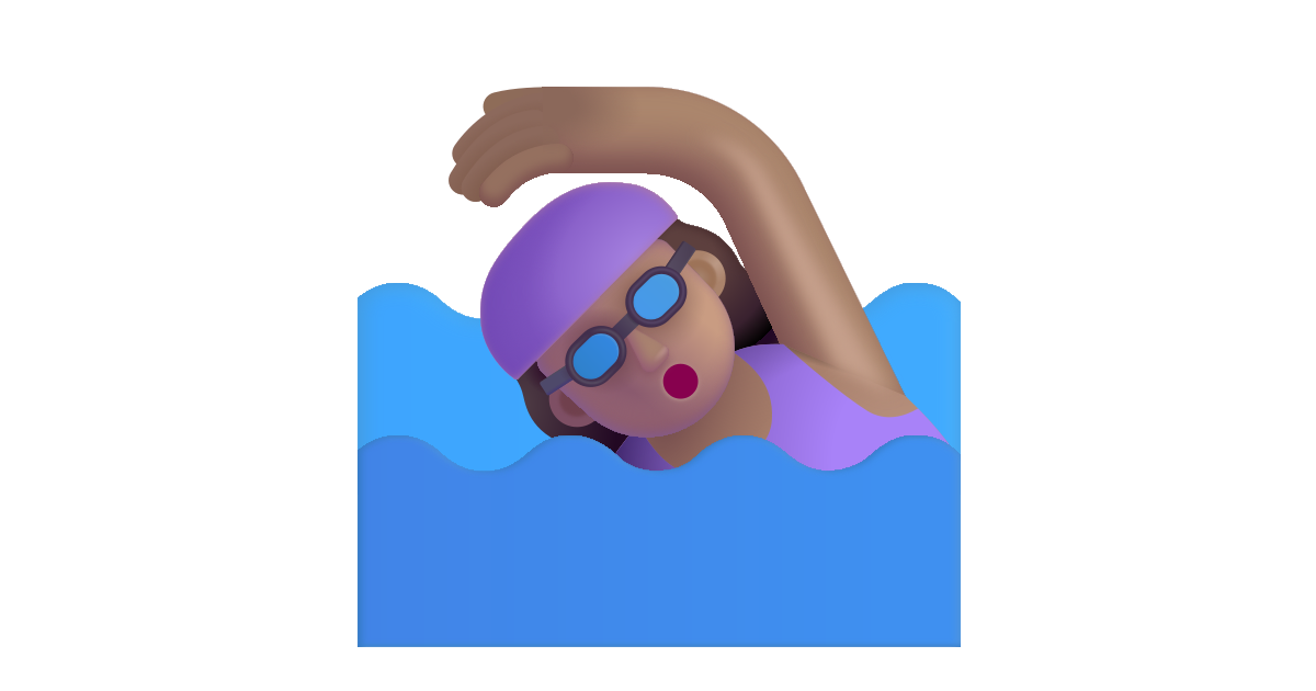 Woman swimming medium free vector icon Iconbolt