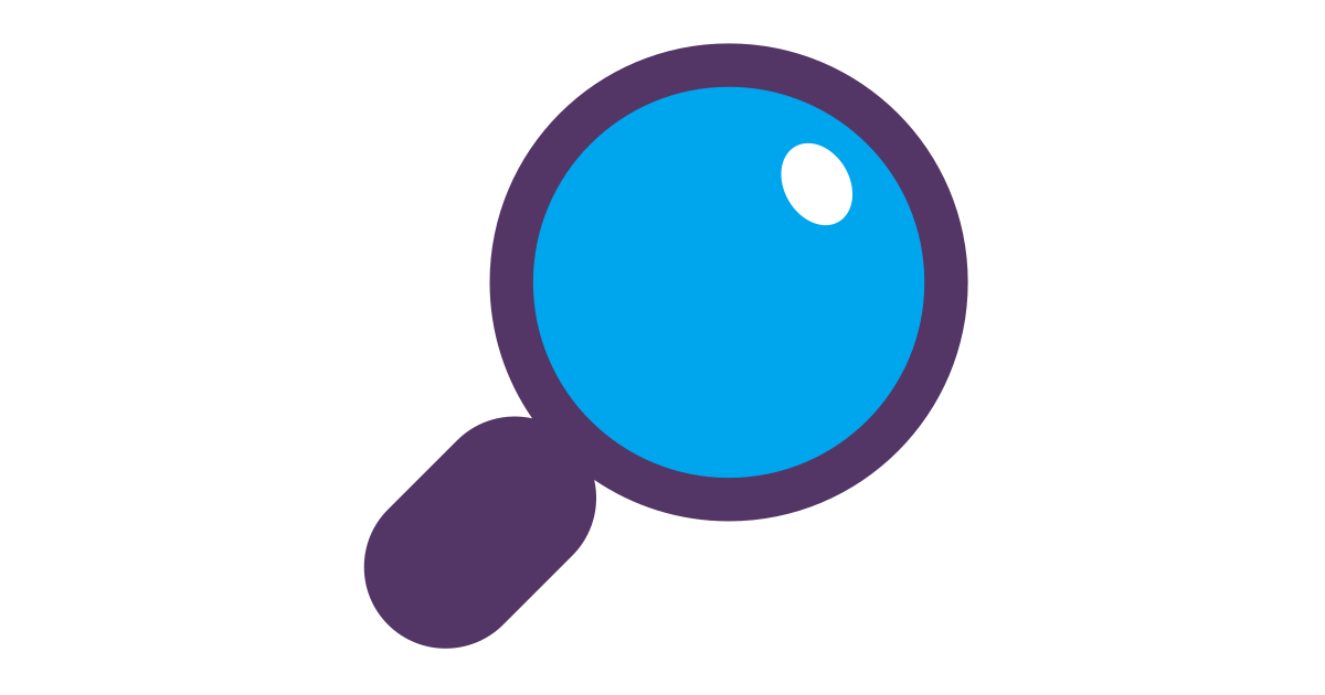 Magnifying glass tilted right free vector icon Iconbolt