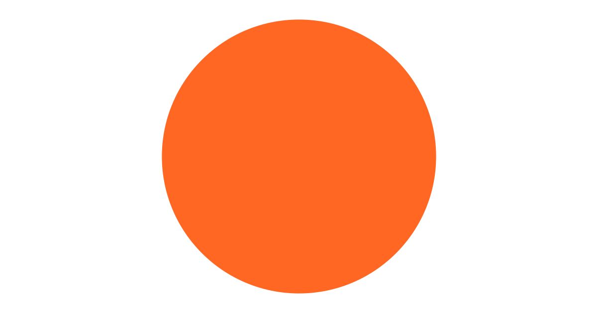 Orange circle free vector icon Iconbolt