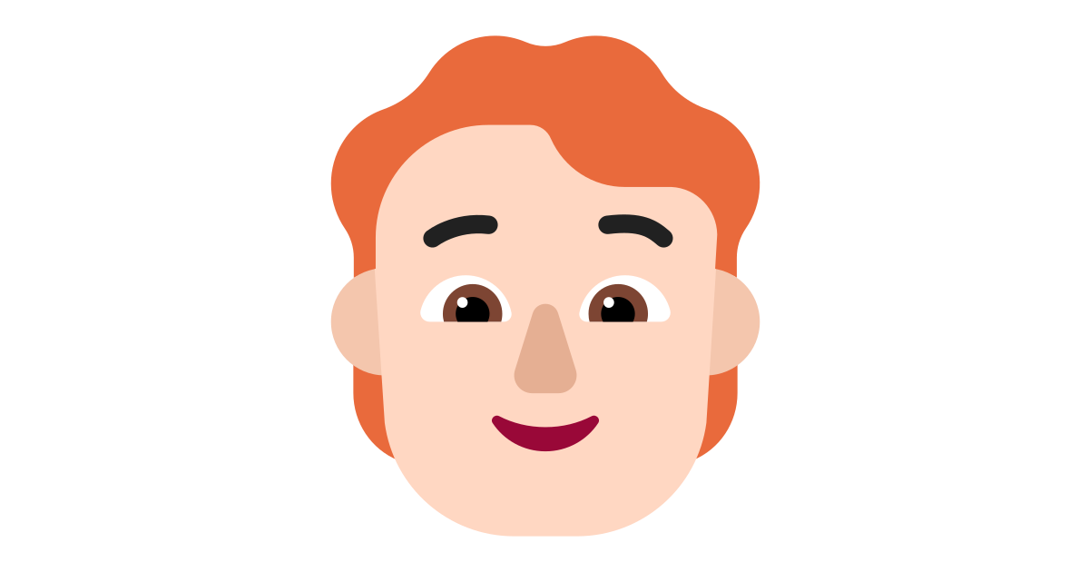 Person red hair light free vector icon - Iconbolt