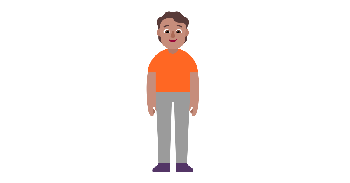 Person standing medium free vector icon Iconbolt