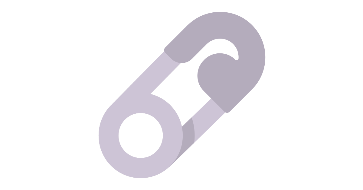 Safety pin free vector icon Iconbolt
