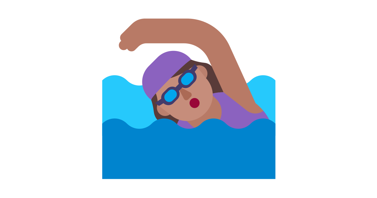 Woman swimming medium free vector icon Iconbolt