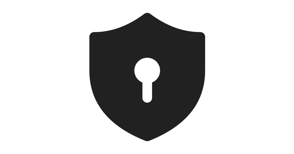 Shield keyhole free vector icon Iconbolt
