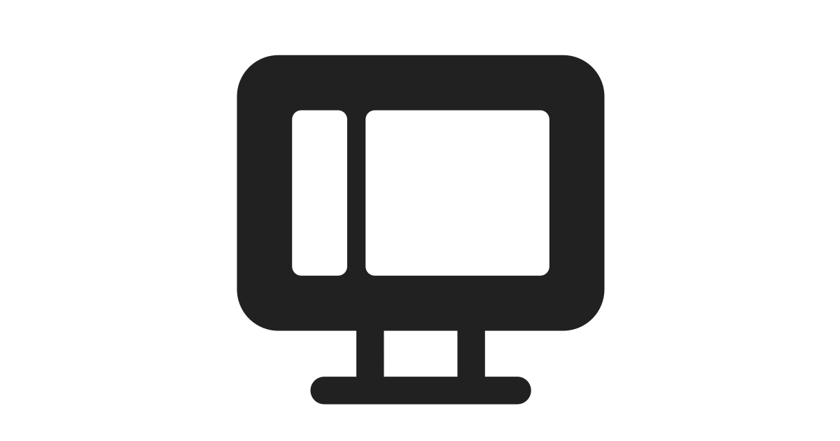 View desktop free vector icon - Iconbolt