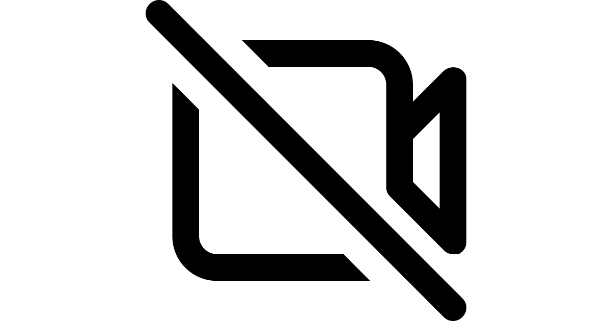 Vídeo off free vector icon - Iconbolt