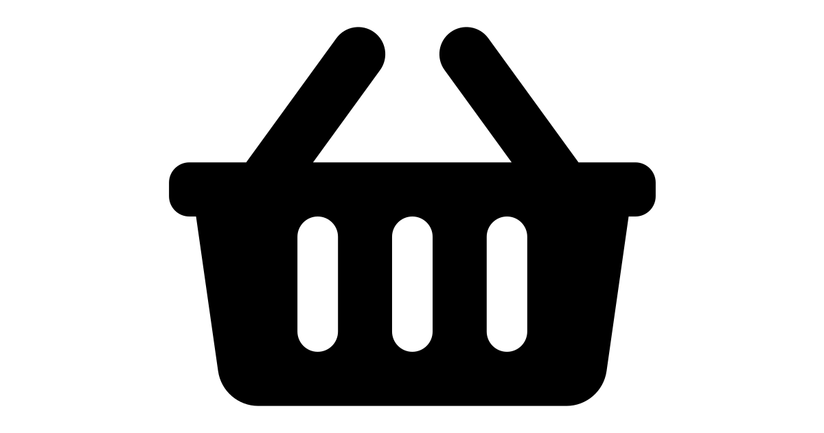 Shopping basket free vector icon Iconbolt