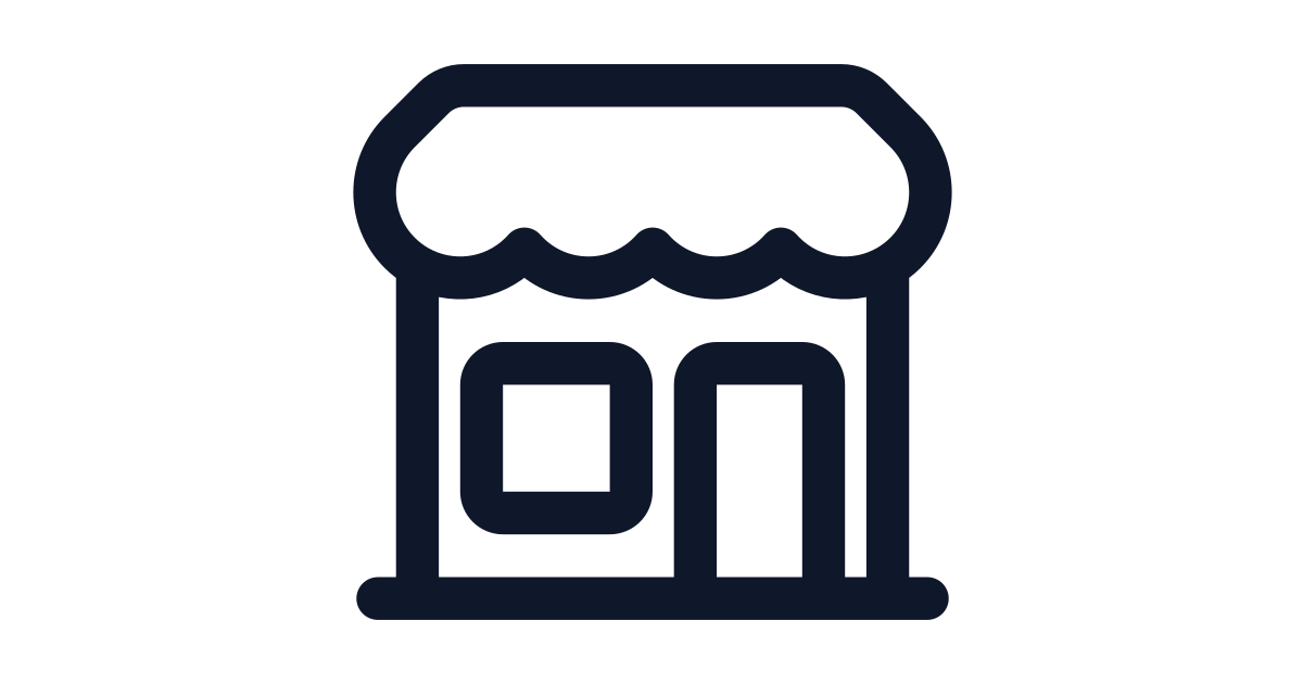 Building storefront free vector icon - Iconbolt