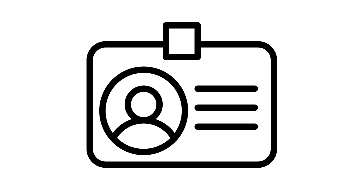 Name tag free vector icon - Iconbolt