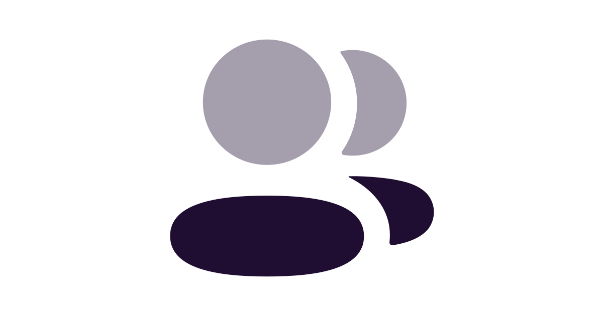 2 user free vector icon - Iconbolt