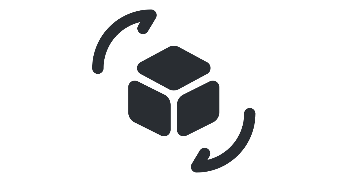 3d rotate free vector icon - Iconbolt