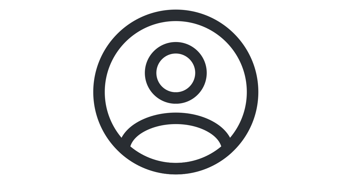 Profile circle free vector icon - Iconbolt