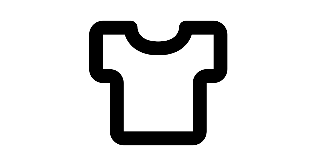 T shirt line free vector icon - Iconbolt