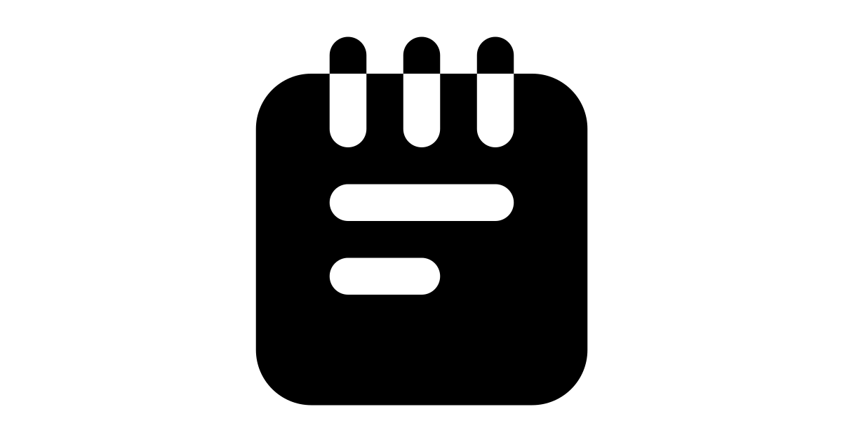 Noteblock text free vector icon - Iconbolt