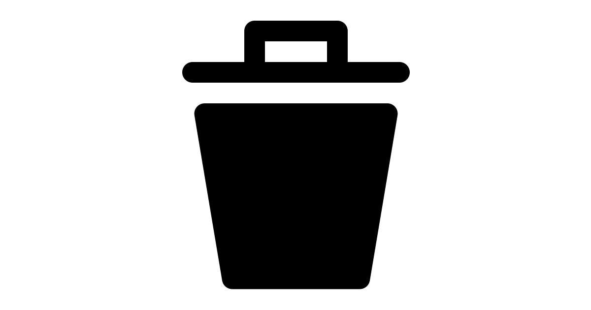 Waste basket free vector icon Iconbolt