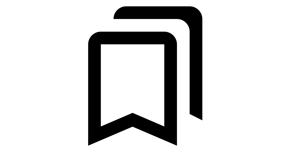 Bookmarks free vector icon - Iconbolt