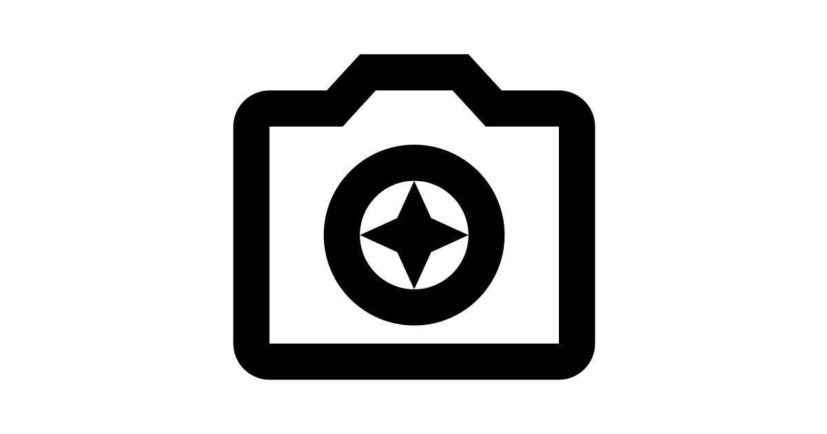 Camera enhance free vector icon - Iconbolt