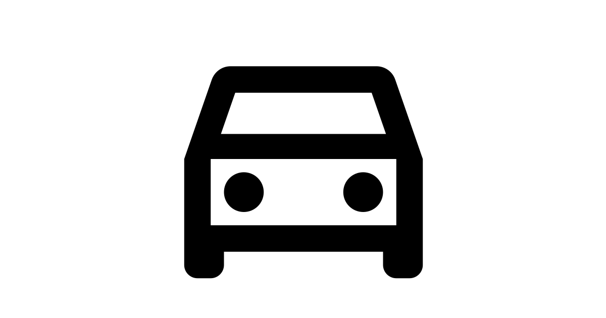 Directions car free vector icon - Iconbolt