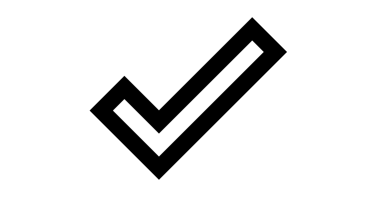 Done outline free vector icon - Iconbolt
