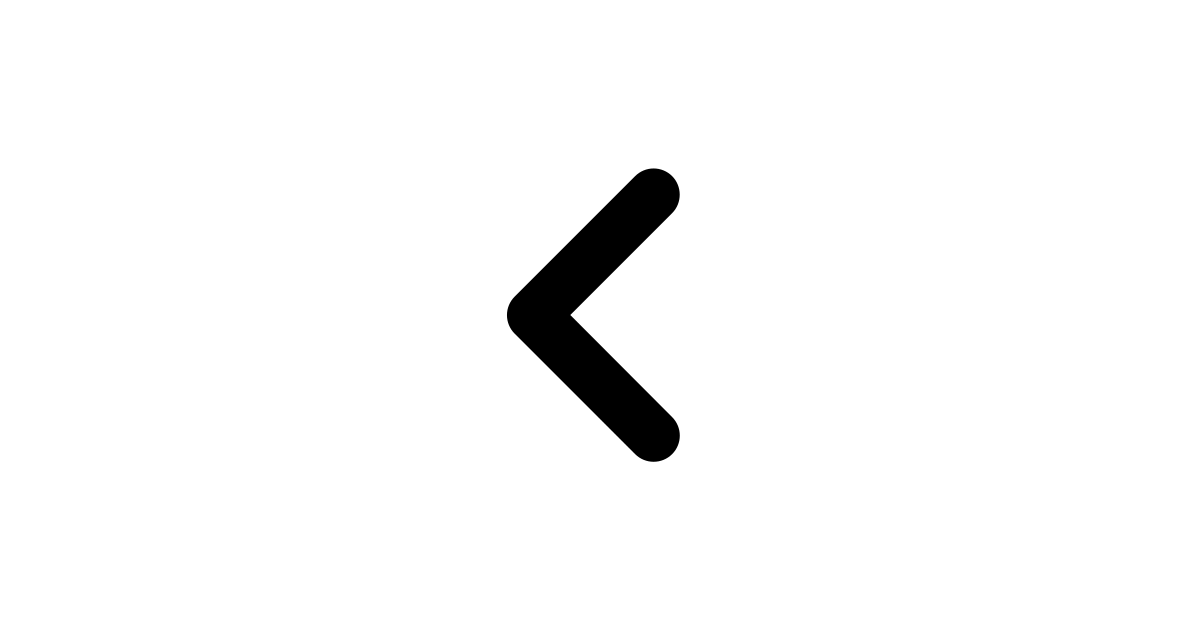 Chevron left free vector icon - Iconbolt